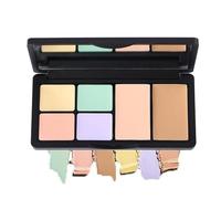 Correcting Concealer Palette, Cream Concealer Pallet, Contour Palette with Brush, Full Coverage Concealer Palette, Waterproof Concealer Makeup, Blemish Correcting Concealer