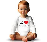 Corredino Neonato Body caldo cotone Mamma 18 mesi - Idea Regalo compleanno mamma, Prima Festa della Mamma, regalo nascita - io Amo la Mia Mamma