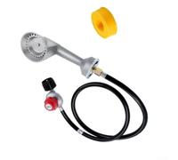 Corredo 220k BTU della testa del bruciatore del ghisa con il regolatore | Testa in ghisa, regolatore regolabile da 0 a 20 psi, tubo flessibile da 1,2 m, compatibile con Qcc1, per friggitrici e stufe