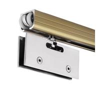 Corredo commerciale dell'hardware del portello scorrevole con la ferrovia del supporto del soffitto e della parete per le applicazioni interne