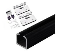 Corredo commerciale dell'hardware del portello scorrevole con la ferrovia del supporto del soffitto e della parete per le applicazioni interne