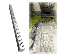 Corredo dello scolo della fossa dell'acciaio inossidabile con il cappuccio ed il filtro per le soluzioni all'aperto di drenaggio