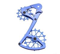 Corredo di alluminio della guida del deragliatore posteriore di CNC 7075 con le pulegge per l'oro di velocità di Sram 11 12 (blu)