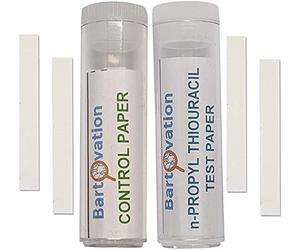 Corredo di esperimento di test genetici del gusto in classe, N-Propylthiouracil (N-Prop) e carta di controllo [ogni fiala contiene 100 strisce]