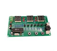 Corredo di montaggio dell'orologio a sei cifre con AT89C2051 MCU ed esposizioni comuni dell'anodo per l'insegnamento delle tecniche dell'esposizione multiplexed