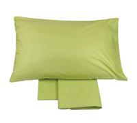 Corredo Italiano® - Monocolore Baby - Set Lenzuola Tintunita per Culla Lettino puro cotone - 100% Made in italy (Pistacchio)