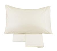 Corredo Italiano® - Monocolore Baby - Set Lenzuola Tintunita per Culla Lettino puro cotone - 100% Made in italy (Panna)