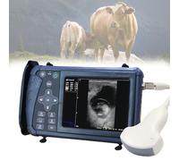 Corredo portatile dell'analizzatore di ultrasuono con la sonda convessa di 3,5 megahertz per la diagnosi di gravidanza in bestiame ed animali domestici