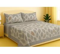 Corredocasa Completo Lenzuola in Flanella Morbida e Calda - 2 Piazze - Letto Matrimoniale - Ideale per l'inverno, Caldo Cotone Made in Italy, Lavabile in Lavatrice (Matrimoniale, Grigio)
