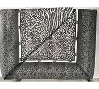 Corredocasa Completo Lenzuola Letto in Flanella Morbida per una Casa Calda e Accogliente Disponibile in Varie Fantasie e Misure (Zebrato, Matrimoniale)