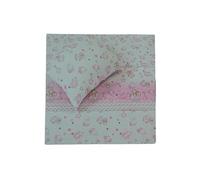 Corredocasa Completo Lenzuola Neonato per Culla - Set di Lenzuola Stampato con Disegni Assortiti, Disponibile in Cotone e Flanella, ideale per il Comfort del Neonato (Rosa, Flanella)