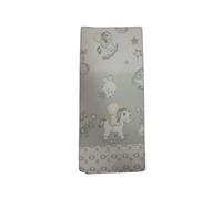 Corredocasa Completo Lenzuola Neonato per Culla - Set di Lenzuola Stampato con Disegni Assortiti, Disponibile in Cotone e Flanella, ideale per il Comfort del Neonato (Grigio, Flanella)