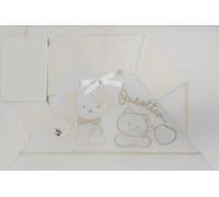 Corredocasa Completo Lettino Lenzuola Culla/3 pz 100% Puro Cotone Delicato Cotone Idea Regalo Fantasia - Set Neonato con Lenzuolo Sopra, Sotto con Angoli e Federa Coordinata (Beige)