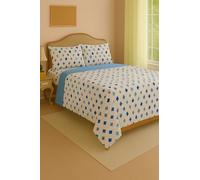 Corredocasa Completo Letto Lenzuola in Pile Coral Soffice Caldo Top QUALITA' Made in Italy- Set Sotto Sopra e Federe Fantasia Super Extra Morbido per un Caldo Inverno - Piazza e Mezza, Pois