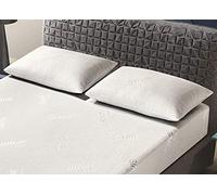 Corredocasa Coppia 2 Federe Silver Fresh Argento Antibatteriche con Cerniera Zip per Guanciale 50x80 cm Antibatteriche, Ottime per la Casa Letto, Rapido Riutilizzo e Asciugatura Protezione Igienica