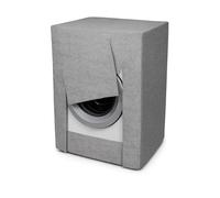 Corredocasa Coprilavatrice da Esterno Copertura Impermeabile, Telo Proteggi Lavatrice in Pvc Tinta Unita Vari Colori 80x60x60 cm (Grigio)