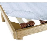 Corredocasa Coprirete Trapuntato in Feltro Matrimoniale 165x195 - Protezione Materasso Anallergico, Traspirante, Antiacaro con Laccetti agli Angoli, Ideale per Hotel, Agriturismi, Made in Italy