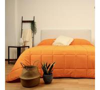 Corredocasa Piumone Invernale Caldo e Morbido Trapunta Manopesca Made in Italy Soffice Confortevole Tinta Unita Disponibile in 3 Misure e Vari Colori (Arancio, Matrimoniale)