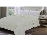 Corredocasa Piumone/Piumino Trapunta Coral Tinta Unita Made in Italy Caldo Double Face Vellutata Cinigliata Soffice Morbida Moderno Durevole Ideale per Casa (Una Piazza e Mezza, Beige)