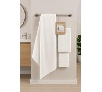 Corredocasa Set 3 Asciugamani Bagno Bianchi in Spugna Premium 100% Cotone - Tris Telo Doccia 100x150, Asciugamano 60x105, Ospite 40x60 - 500gr Super Assorbenti (Tris Luxury spugna extra)