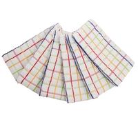 Corredocasa Set 6 Pezzi Strofinacci Cucina 100% Cotone e Morbida Spugna di Puro Cotone Assorbente e Resistente Asciugamani Asciugapiatti Ideali per Cucina Albergo e b&b 40x70 (Magnolia Spugna, 6)