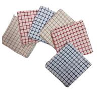 Corredocasa Set 6 Pezzi Strofinacci Cucina 100% Cotone e Morbida Spugna di Puro Cotone Assorbente e Resistente Asciugamani Asciugapiatti Ideali per Cucina Albergo e b&b 40x70 (Waffel Cotone, 6)