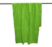 Corredocasa Telo Mare Spugna Jacquard Puro Cotone 100% - Tinta Unita 90x165 cm - Asciugamano Bagno Mare Piscina Morbido e Assorbente - Lavabile in Lavatrice a 30° - Verde Mela
