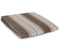 Corredocasa Tenda da Sole a Righe Strette con Anelli per Esterno da Balcone in Tessuto Resistente che Protegge dai Raggi Solari (Marrone, 200L x 300A cm (1 Pannello))