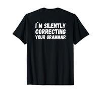 Correggere silenziosamente la Grammatica Maglietta
