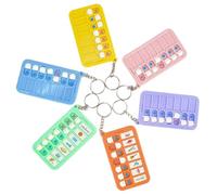 CORREGGIO CHORE PER BAMBINI, SCHEDA ELEGGIO DI 6PCS CON CAMINA CHIAVE, SCHEDA CORE con elenchi di adesivi, compito portatile per bambini per adulti zaino.