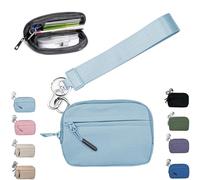 Correlation Wallet, Corelration The Wallet 2nd Gen, Cell Phone/Coin/Key/Id Card/Zippered Handbag, Waterproof Nylon (Sky Blue)