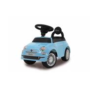 Jamara 460327 - Push-Car Fiat 500 blu - Bagagliaio sotto il sedile, Maniglia per spinta e sostegno, Clacson, Protezione da ribaltamento