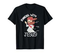 Correre Con Gesù Christian Faith Runner E Jogging Maglietta