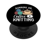 Correre Sul Caffè E Lavorare PopSockets PopGrip Adesivo