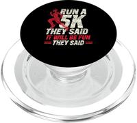 Correre Una 5K Hanno Detto Corridore Gara In Corsa 5K PopSockets PopGrip per MagSafe