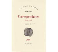 Correspondance: 1902-1924