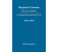 Correspondance générale 1821-1822 (Copertina rigida)
