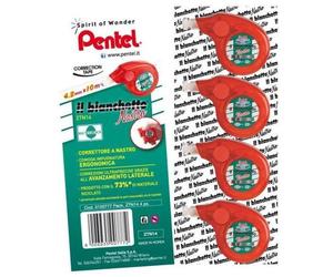 Correttore a nastro Pentel Il Bianchetto conf. 4 pezzi - 0100819