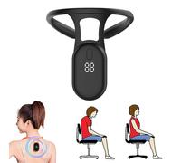 Correttore Di Postura Intelligente, Correttore Di Postura Elettrico, Correttore Posturale Spalle Schiena Bambino, Correttore Posturale Con Vibrazione Per Spalle Schiena(Size:1 pack,Color:black)