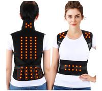 Correttore di Postura Regolabile Maschile e Femminile,68 Pezzi Magneti Correttore Posturale Sollievo dal Dolore Terapia del Riscaldamento per la Schiena,Collo,Spalla,Cintura di Sostegno (Size:XL)