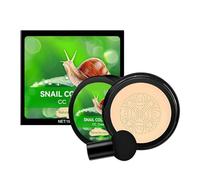 Correttore e tinto idratanti a testa di fungo - Illuminatore per gli occhi senza pieghe | Base per trucco liquido a lunga durata con applicatore in spugna