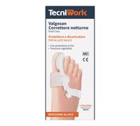 Tecniwork CORRETTORE NOTTURNO PER ALLUCE VALGO MISURA UNICA VALGOSAN 1 PAIO