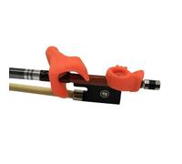 Correttore per archetto per violino, in silicone, di tutte le dimensioni, impugnatura per archetto per violino, supporto per arco, accessorio per l'insegnamento (arancione)