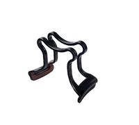 Correttore per arco di violino per violino 1/4 1/8 adatto ai principianti pezzi di ricambio per violino (Color : Black)