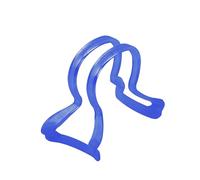 Correttore per arco per violino Accessori per l'insegnamento della formazione del violino per principianti pezzi di ricambio per violino (Color : Blue)