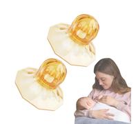 Correttore per capezzoli 2 pezzi - Protezioni per capezzoli per l'allattamento al seno | Ventose per capezzoli per pressione | Coppette per capezzoli | Estrattore per capezzoli | Capezzoli elastici in