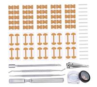 Correttore per unghie incarnite, set correttore per unghie dei piedi incarnite Kit professionale per dei piedi con strisce per, cerotto, strumenti per pedicure per uso domestico