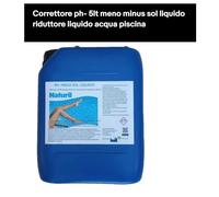Correttore ph- 5lt meno minus sol liquido riduttore liquido acqua piscina