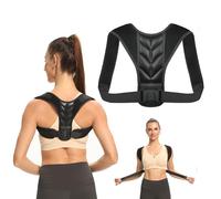 Correttore Postura Uomo Donna, 68-91cm Busto Fascia Posturale Spalle E Schiena Traspirante Regolabile Per Correggere La Postura E Alleviare I Dolori Alla Schiena, Al Collo, Alla Nuca E Alle Spalle
