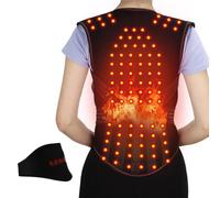 Correttore Posturale 108 Pezzi Magneti Autoriscaldanti Tutore per la Schiena in Vita Terapia Fisica Correttore per la Postura per la Schiena per Anziani Uomini e Donne (Color : Black, Size : XL)